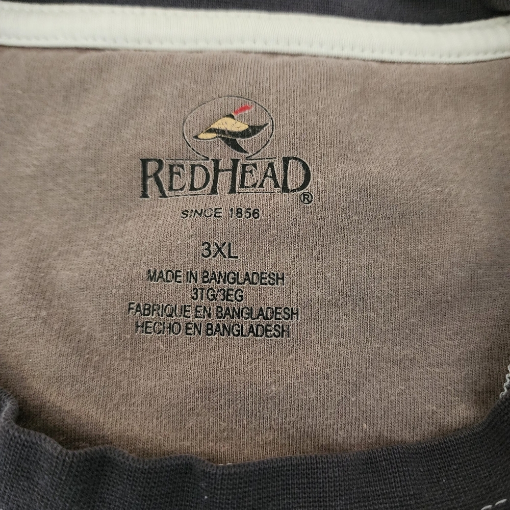 3X REDHEAD long sleeve 100% cotton teeshirt